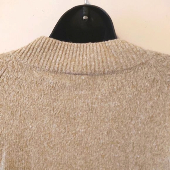 COLUMBIA | Women's Knit V Neck Sweater Tan Size Small - Picture 7 of 10